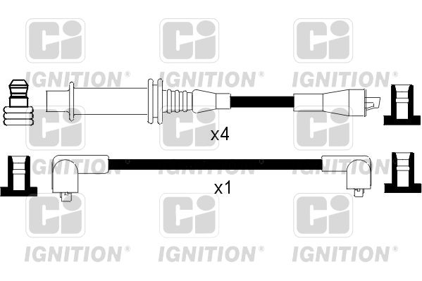 QUINTON HAZELL Комплект проводов зажигания XC448